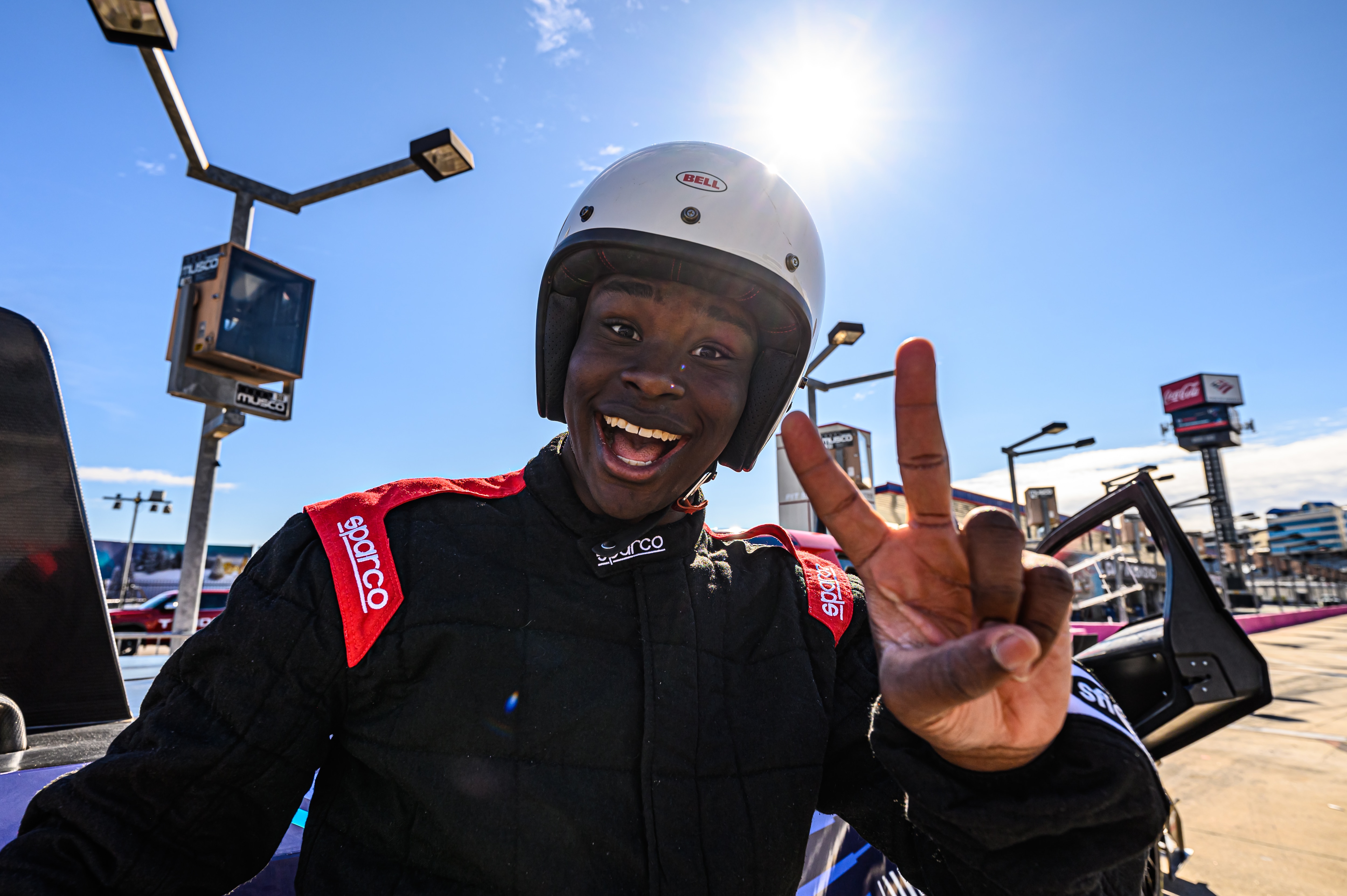 Influencers, content creators, Friends of Ford, and media joined Ford senior leaders, engineers, and pro drivers for an immersion at Charlotte Motor Speedway on Jan. 30, 2025.